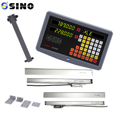 DRO الحجم المصغر 100V-240V متعددة الوظائف SINO محورين آلة التدوير