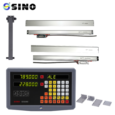 SINO SDS2MS القراءة الرقمية 2 محاور زاوية بصرية خطية مكشف الطول 7-102 سم لآلات الطحن
