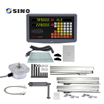نظام القراءة الرقمية للدراجة SDS2MS AC 100-240V متعدد الوظائف مع مقياس خطي لآلات الدراجة والطحن