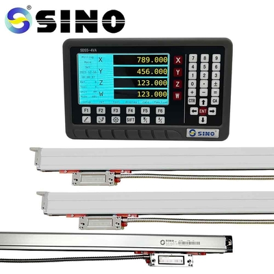 SINO SDS5-4VA عداد العرض الرقمي 4 الميزانات الخطية الدقة العالية للطحن CNC