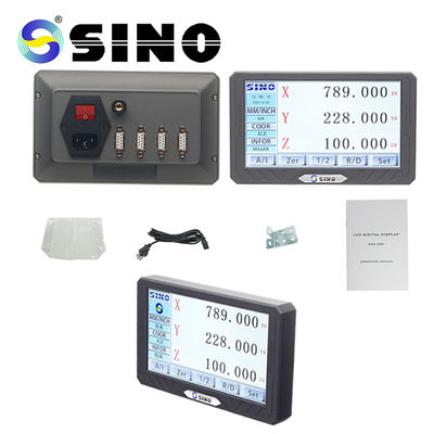 سعر جيد شاشة LCD تعمل باللمس بالكامل آلة طحن DRO 0.005mm القرار العملي اثنين من المحاور المعدنية الانترنت