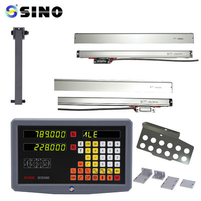 المعالجة المعدنية SDS2MS DRO العرض الرقمي المشترك ذو المحورين للقراءة الدقيقة