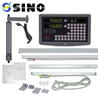 سعر جيد مقياس 5 فولت محورين DRO لآلة المخرطة ، شاشة قراءة رقمية 0.0002 بوصة الانترنت